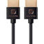 Monoprice Ultra Slim Series High Speed HDMI Cable 3ft Black