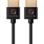 Monoprice Ultra Slim Series High Speed HDMI Cable 6ft Black