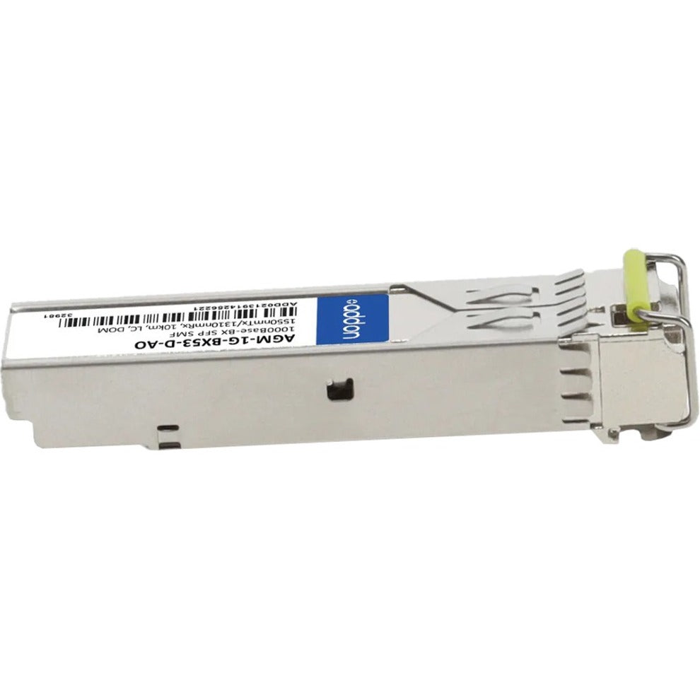 AddOn Netgear AGM-1G-BX53-D Compatible TAA Compliant 1000Base-BX SFP Transceiver (SMF 1550nmTx/1310nmRx 10km LC DOM)