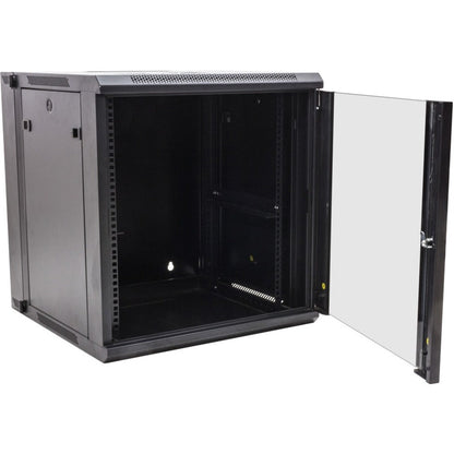 Rack Solutions 12U Swing Out Wall Mount Cabinet 600mm x 600mm (WxD) with Glass Door