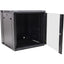Rack Solutions 12U Swing Out Wall Mount Cabinet 600mm x 600mm (WxD) with Glass Door