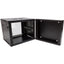 Rack Solutions 9U Swing Out Wall Mount Cabinet 600mmW x 600mmD with Glass Door
