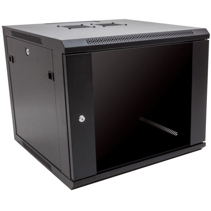 Rack Solutions 9U Wall Mount Cabinet 600mm x 600mm (WxD) with Glass Door
