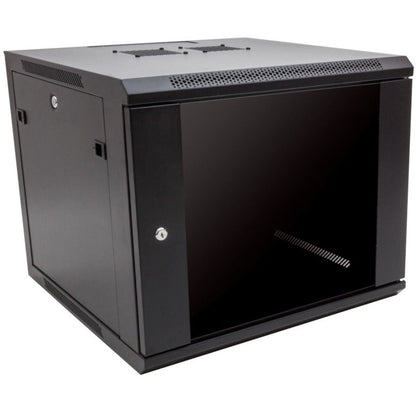 Rack Solutions 9U Wall Mount Cabinet 600mm x 600mm (WxD) with Glass Door