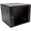 Rack Solutions 9U Wall Mount Cabinet 600mm x 600mm (WxD) with Glass Door