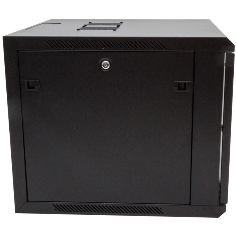 Rack Solutions 9U Wall Mount Cabinet 600mm x 600mm (WxD) with Glass Door