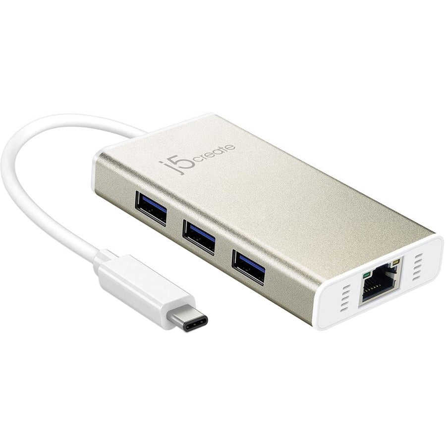 j5 create JCH471 USB Type-C Gigabit Ethernet & HUB Multi Adapter