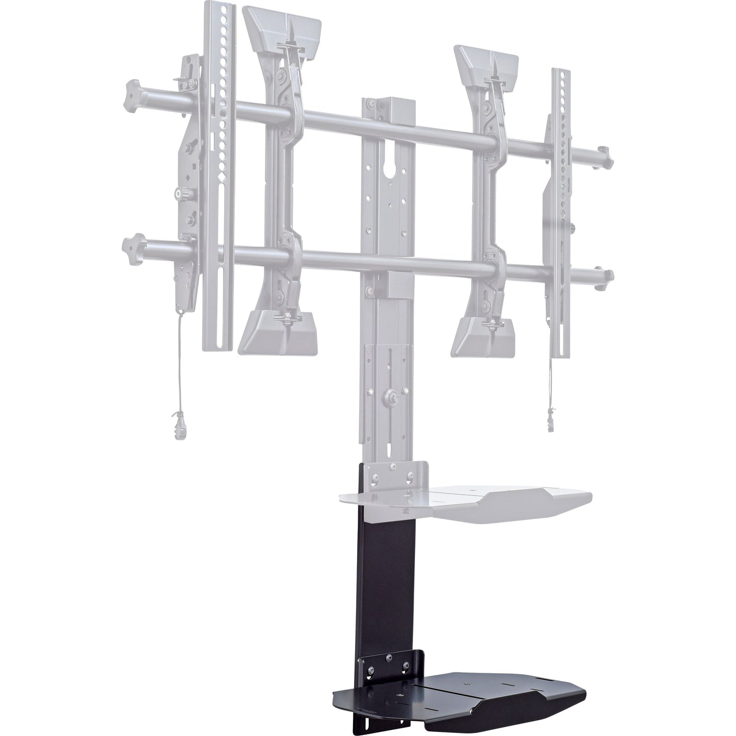 Chief Fusion Stackable Component Shelf - For Display Mounts - Black