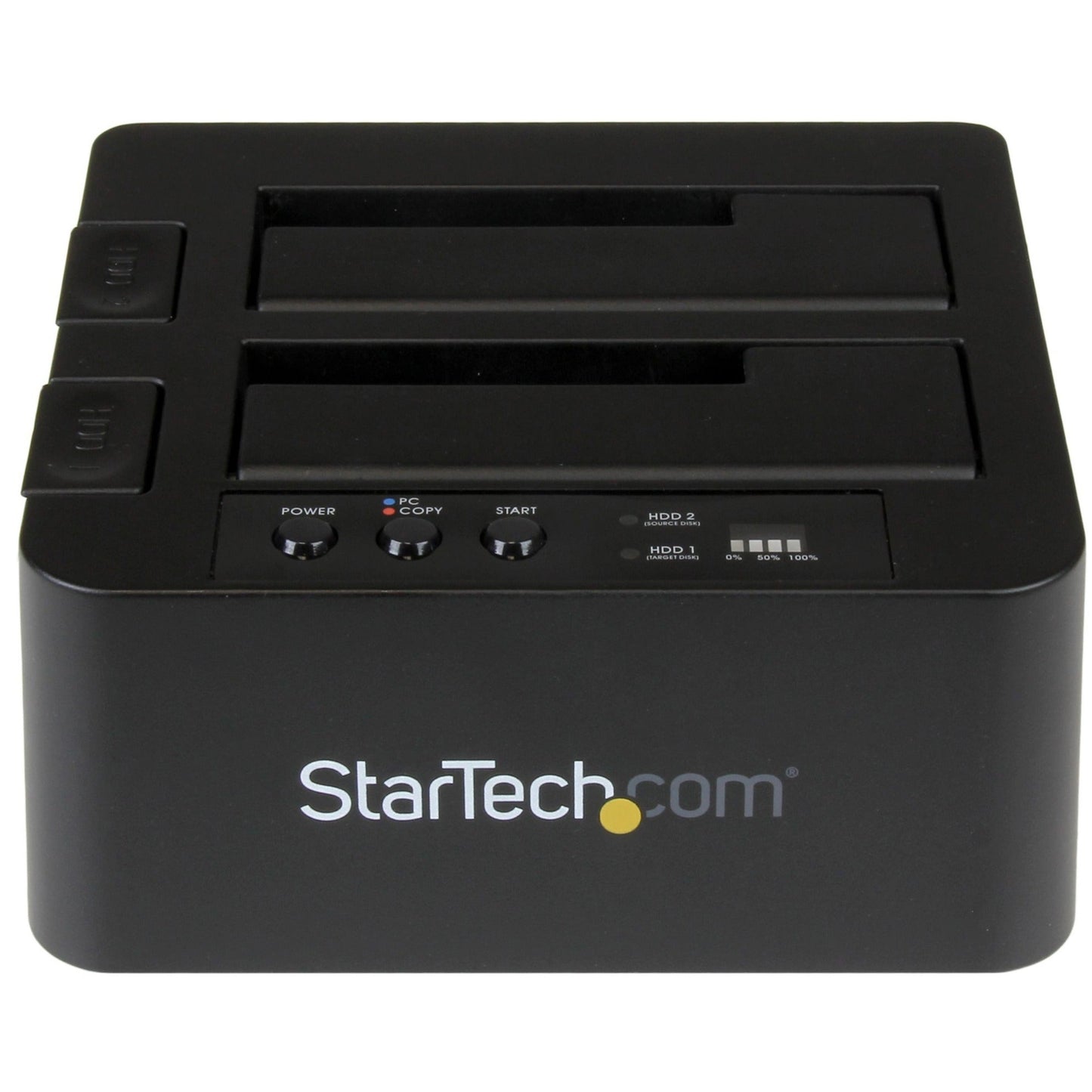 StarTech.com Standalone Hard Drive Duplicator External Dual Bay HDD/SSD Cloner/Copier USB 3.1 to SATA Drive Docking Station Disk Cloner