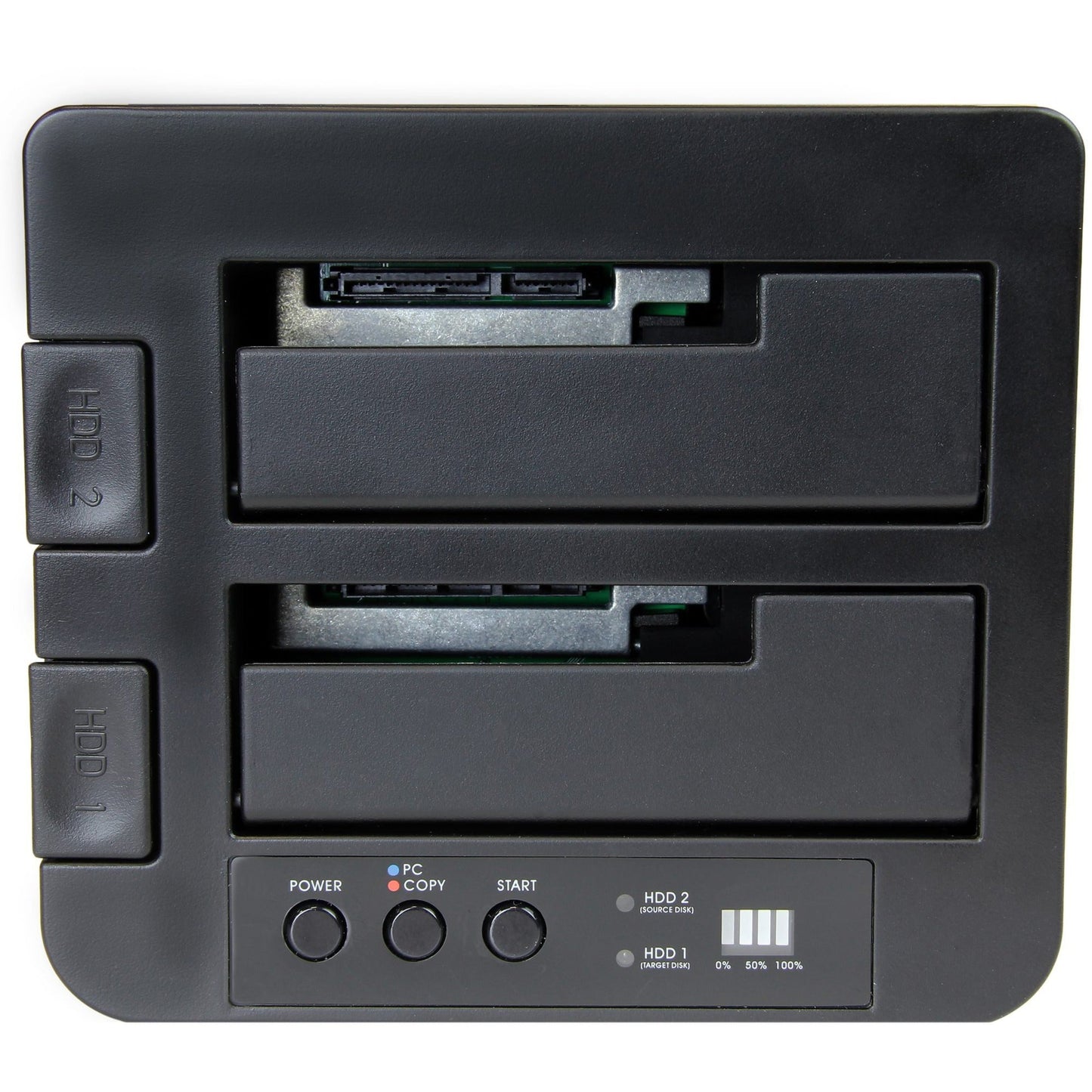 StarTech.com Standalone Hard Drive Duplicator External Dual Bay HDD/SSD Cloner/Copier USB 3.1 to SATA Drive Docking Station Disk Cloner