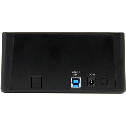 StarTech.com Standalone Hard Drive Duplicator External Dual Bay HDD/SSD Cloner/Copier USB 3.1 to SATA Drive Docking Station Disk Cloner