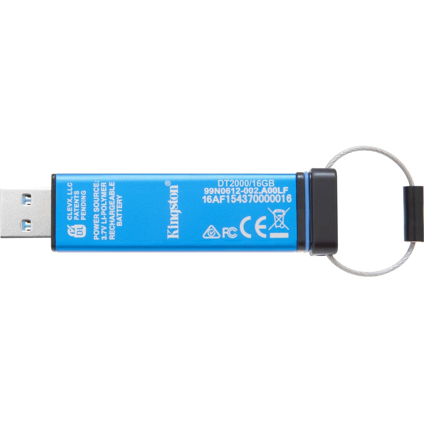 Kingston 16GB DataTraveler 2000 USB 3.1 Flash Drive