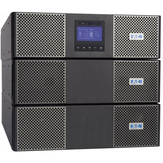 Eaton 9PX 11kVA 10kW 208V Online Double-Conversion UPS - Hardwired Input 8x 5-20R 2 L14-30R 3 L6-30R Hardwired Outlets Cybersecure Network Card Extended Run 9U