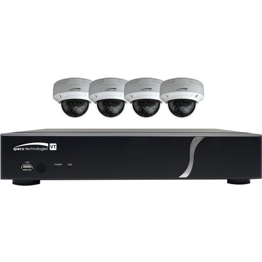 Speco 4 Ch. HD-TVI Digital Video Recorder and HD-TVI Camera Kit - 1 TB HDD