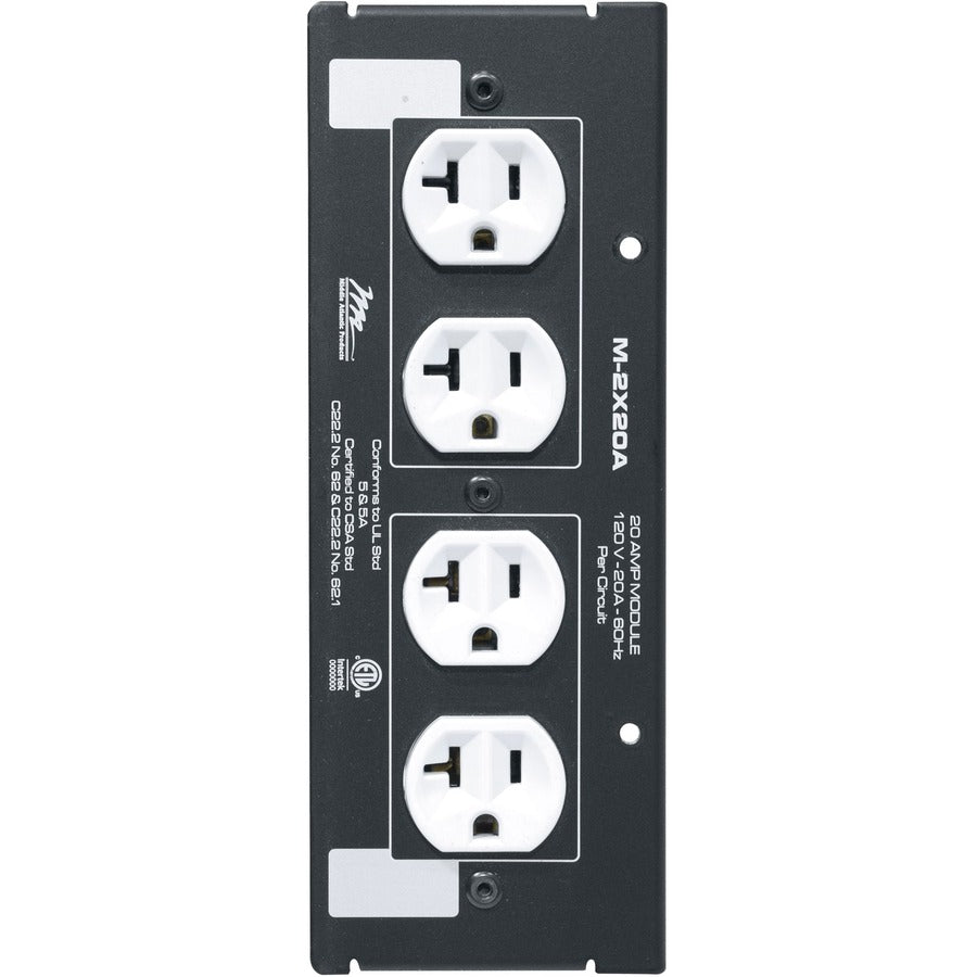 Middle Atlantic MPR Module 20 A Double Duplex