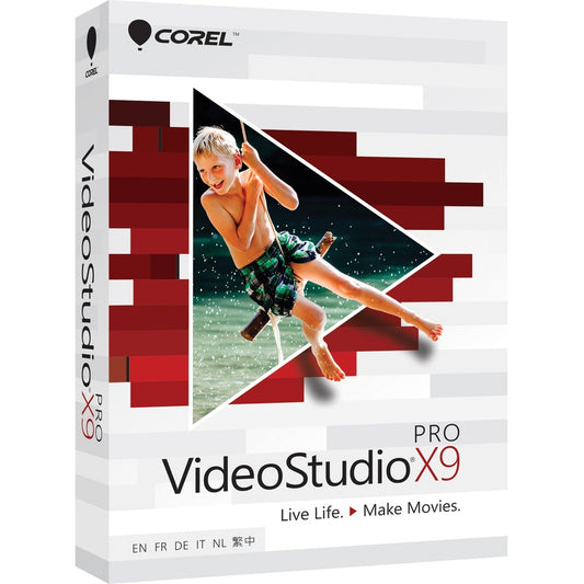 Corel VideoStudio X9 Pro - Box Pack - 1 User - Mini Box Packing