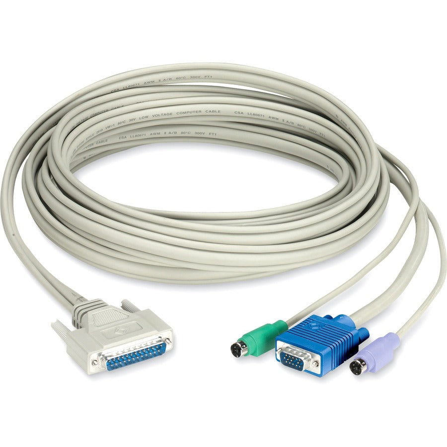 Black Box CAT5 Extender Cable with DDC Support - 3-ft. (0.9-m)