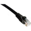 1FT CAT6A BLACK MOLDED BOOT    