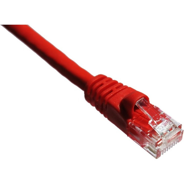 75FT CAT6A RED MOLDED BOOT     