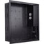 Chief Proximity In-Wall Storage Box with 2 Receptable Filter & Surge - For Flat Panel Displays- Black