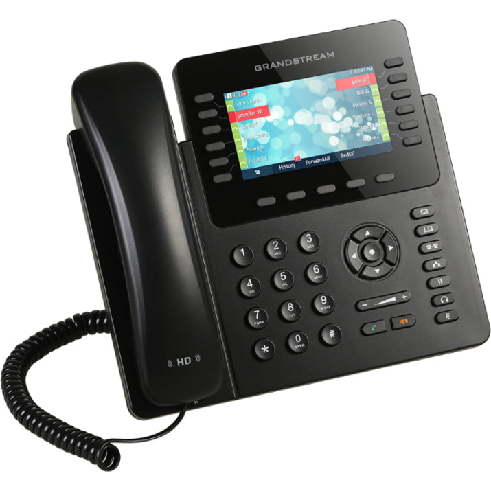 Grandstream GXP2170 IP Phone - Corded/Cordless - Corded - Bluetooth - Wall Mountable - Black