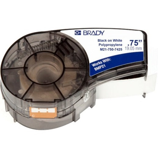 Brady People ID Label Cartridge for BMP21 Series ID PAL LabPal Printers White