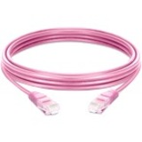 7FT CAT6A STP PINK W/BOOT      