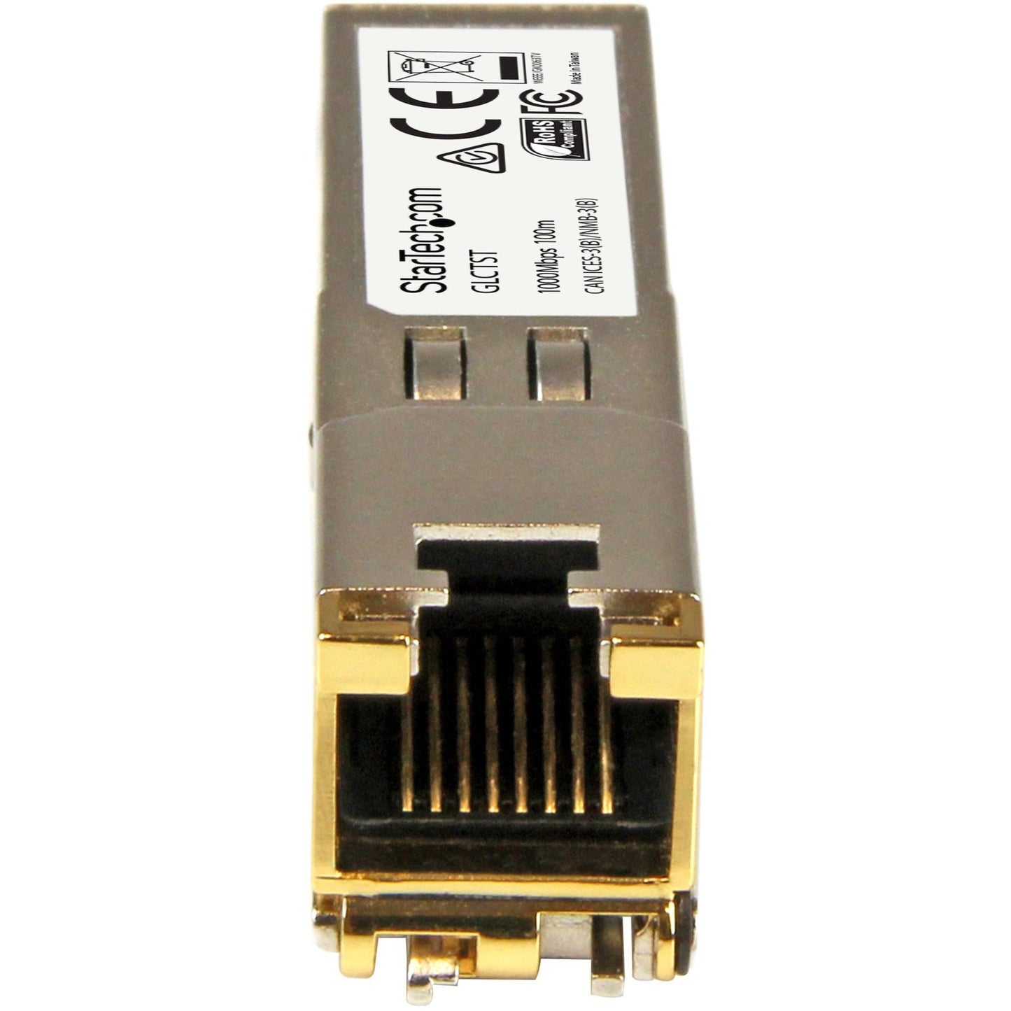 StarTech.com Cisco GLC-T Compatible SFP Module - 1000BASE-T - 1GE Gigabit Ethernet SFP SFP to RJ45 Cat6/Cat5e Transceiver - 100m