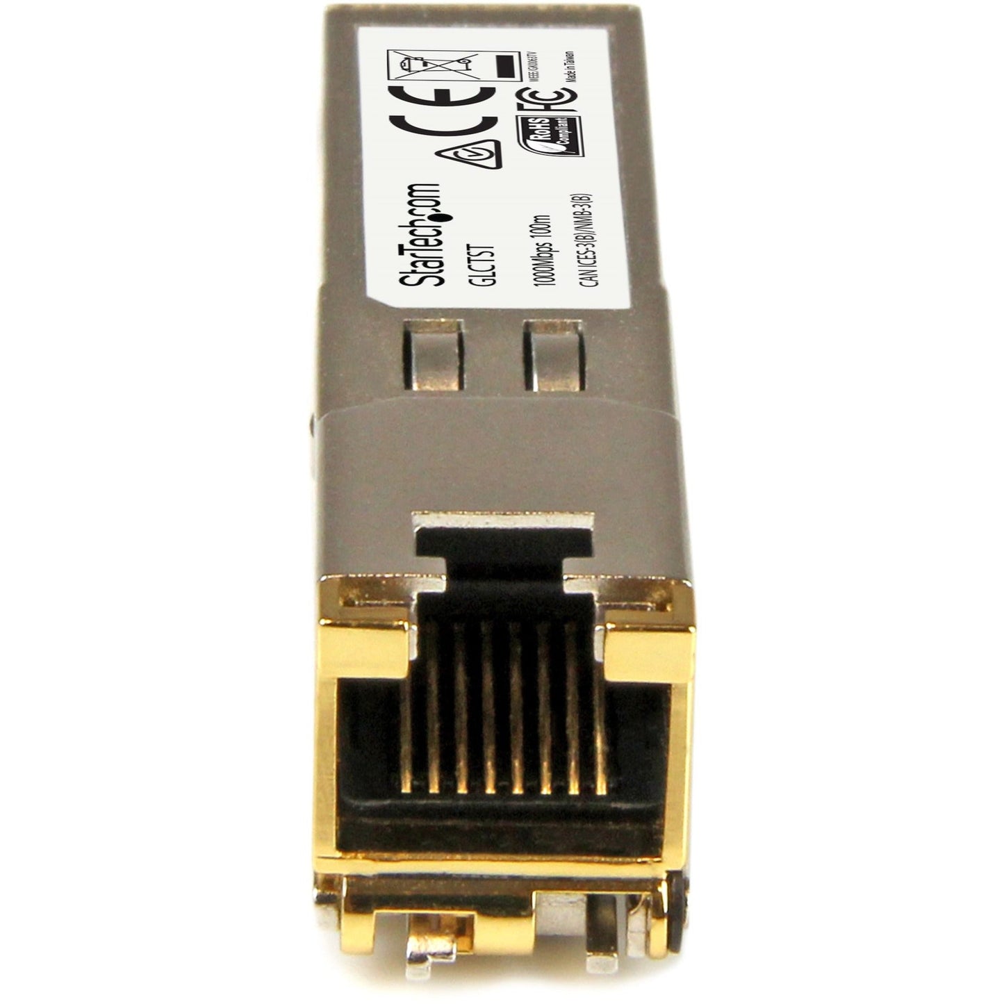 StarTech.com Cisco GLC-T Compatible SFP Module 10 Pack - 1000BASE-T - 1GE Gigabit Ethernet SFP SFP to RJ45 Cat6/Cat5e Transceiver - 100m