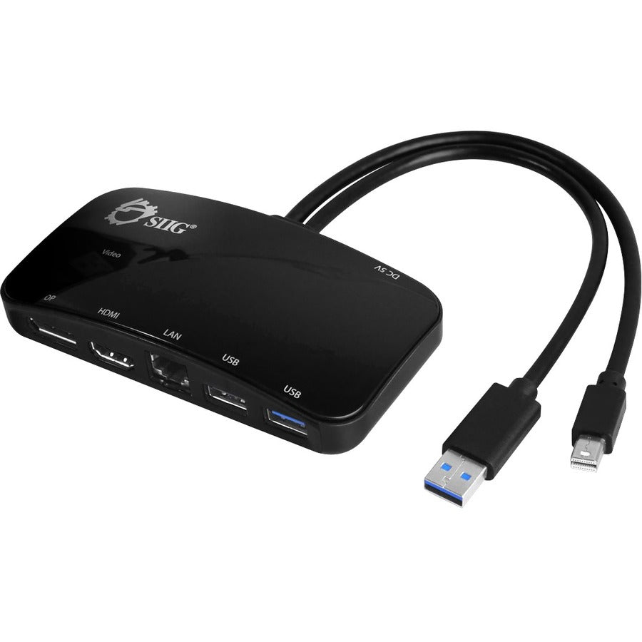 MINI-DP VIDEO DOCK USB 3.0 HUB 