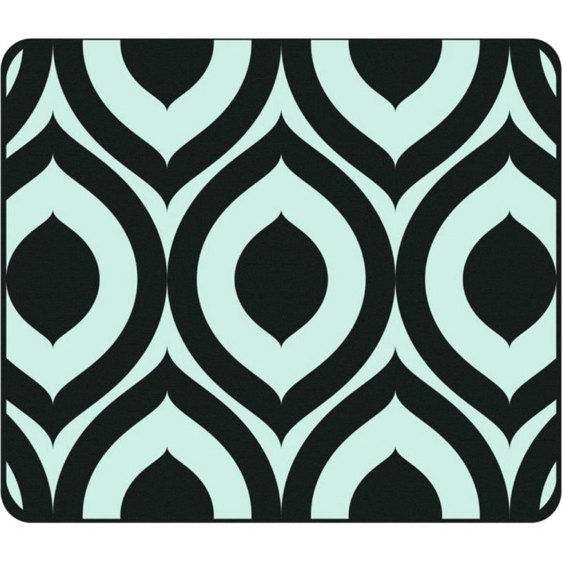 OTM Classic Prints Black Mouse Pad Elm Frost Green