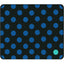 OTM Classic Prints Black Mouse Pad Dotty Gone Blue