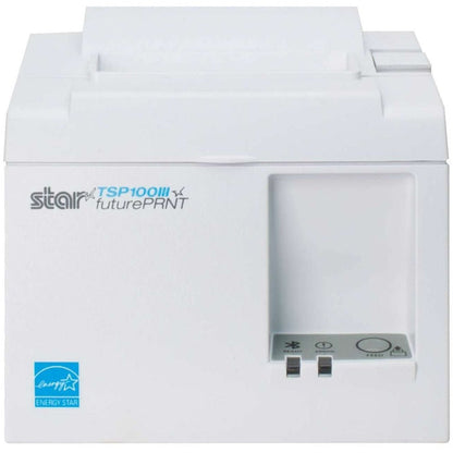 Star Micronics TSP143IIIW WT US Desktop Direct Thermal Printer - Monochrome - Receipt Print - With Cutter - White - 2.83" Print Width - 9.84 in/s Mono - 203 dpi - Wireless LAN - 3.15" Label Width