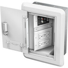 Wiremold Evolution Series 4-Gang Hinged Wall Box