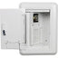 Wiremold Evolution Series 4-Gang Hinged Wall Box