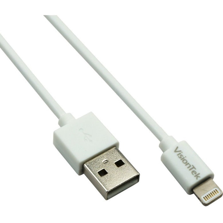 1M LIGHTNING TO USB WHITE MFI  