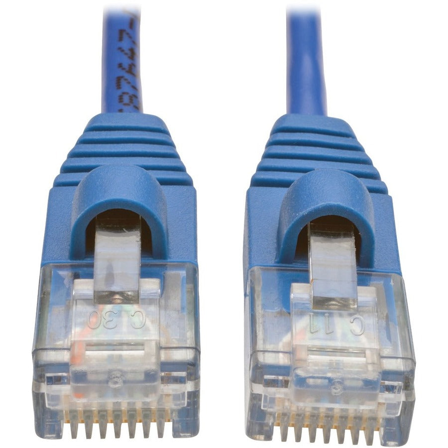Tripp Lite Cat5e 350 MHz Snagless Molded Slim (UTP) Ethernet Cable (RJ45 M/M) Blue 5 ft. (1.52 m)