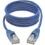 Tripp Lite Cat5e 350 MHz Snagless Molded Slim (UTP) Ethernet Cable (RJ45 M/M) Blue 4 ft. (1.22 m)