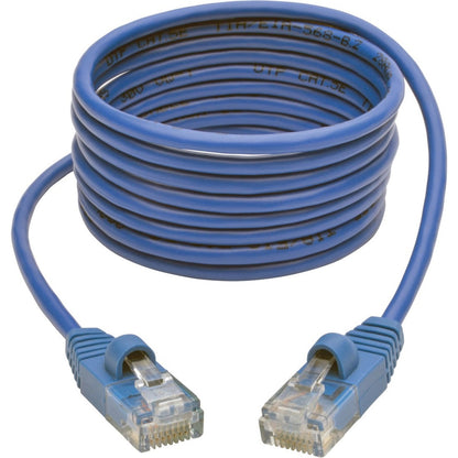 Tripp Lite Cat5e 350 MHz Snagless Molded Slim (UTP) Ethernet Cable (RJ45 M/M) Blue 6 ft. (1.83 m)
