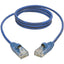 Tripp Lite Cat5e 350 MHz Snagless Molded Slim (UTP) Ethernet Cable (RJ45 M/M) Blue 3 ft. (0.91 m)