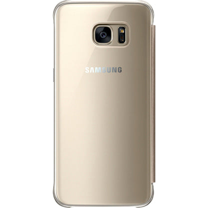 Samsung S-View Carrying Case (Flip) Smartphone - Clear Gold