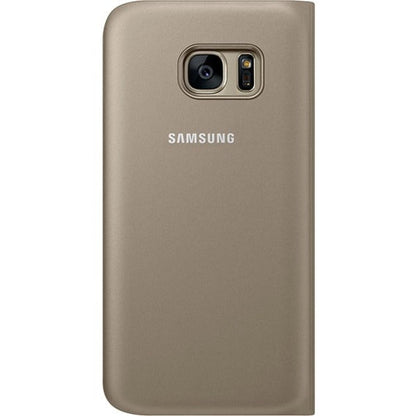 Samsung S-View Carrying Case (Flip) Smartphone - Gold