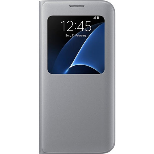 Samsung S-View Carrying Case (Flip) Smartphone - Silver