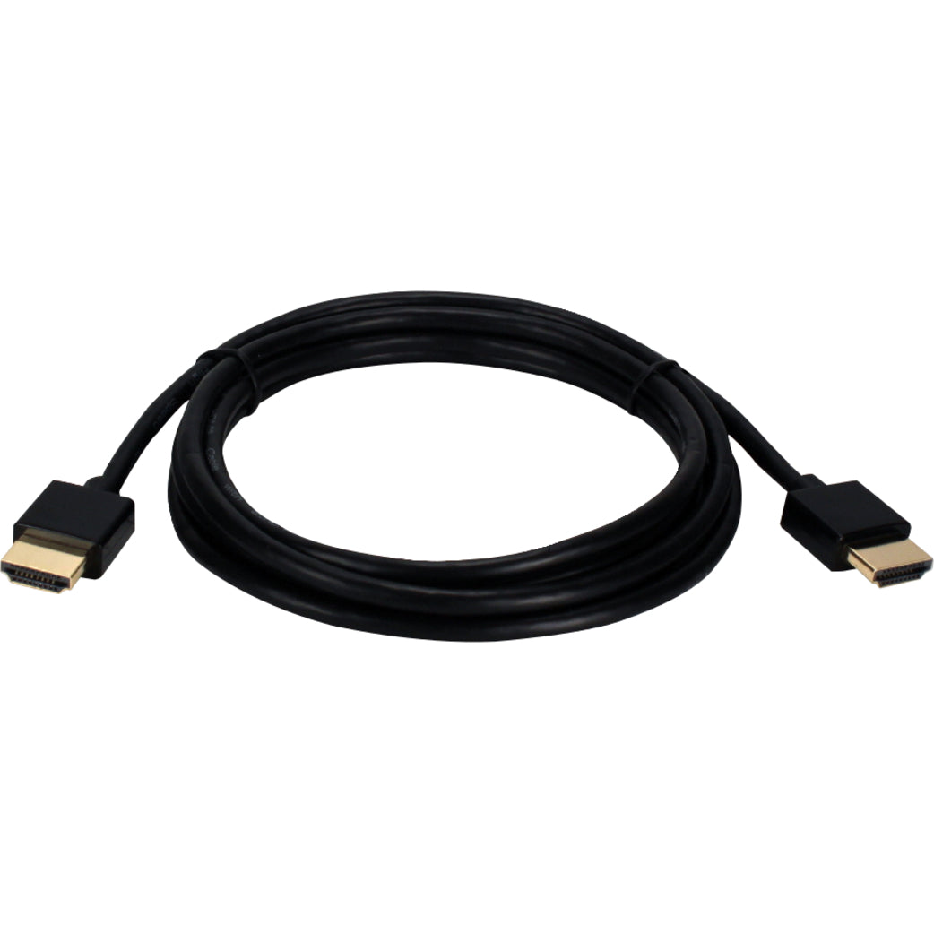 QVS 3ft High Speed HDMI UltraHD 4K with Ethernet Thin Flexible Cable