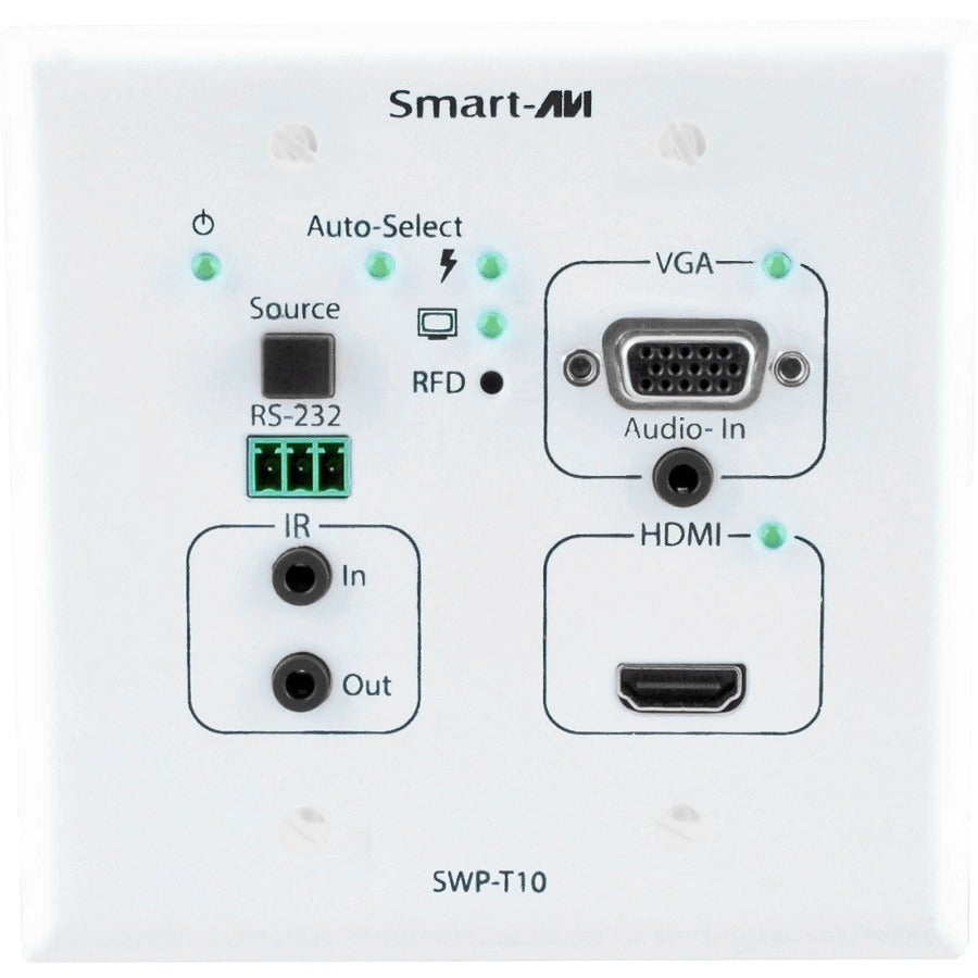 SmartAVI HDMI VGA Stereo Audio IR POE Extender with Integrated Scaler and Converter