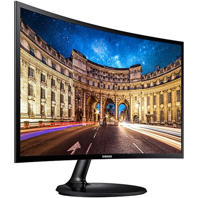 Samsung C24F390FHN 23.5" Full HD Curved Screen LCD Monitor - 16:9 - High Glossy Black