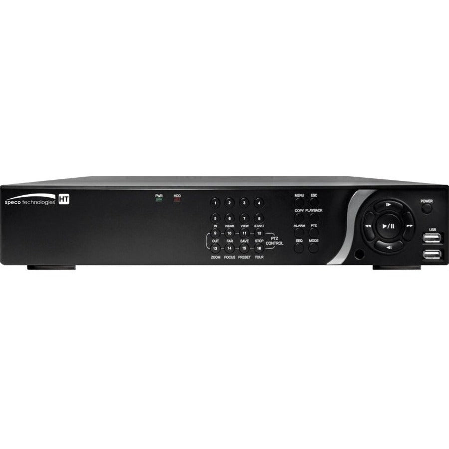 Speco 8 Channel IP HD-TVI & Analog Full Hybrid Video Recorder - 2 TB HDD