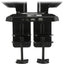 StarTech.com Dual Monitor Arm USB Hub and Audio Ports in Base Monitors up to 32