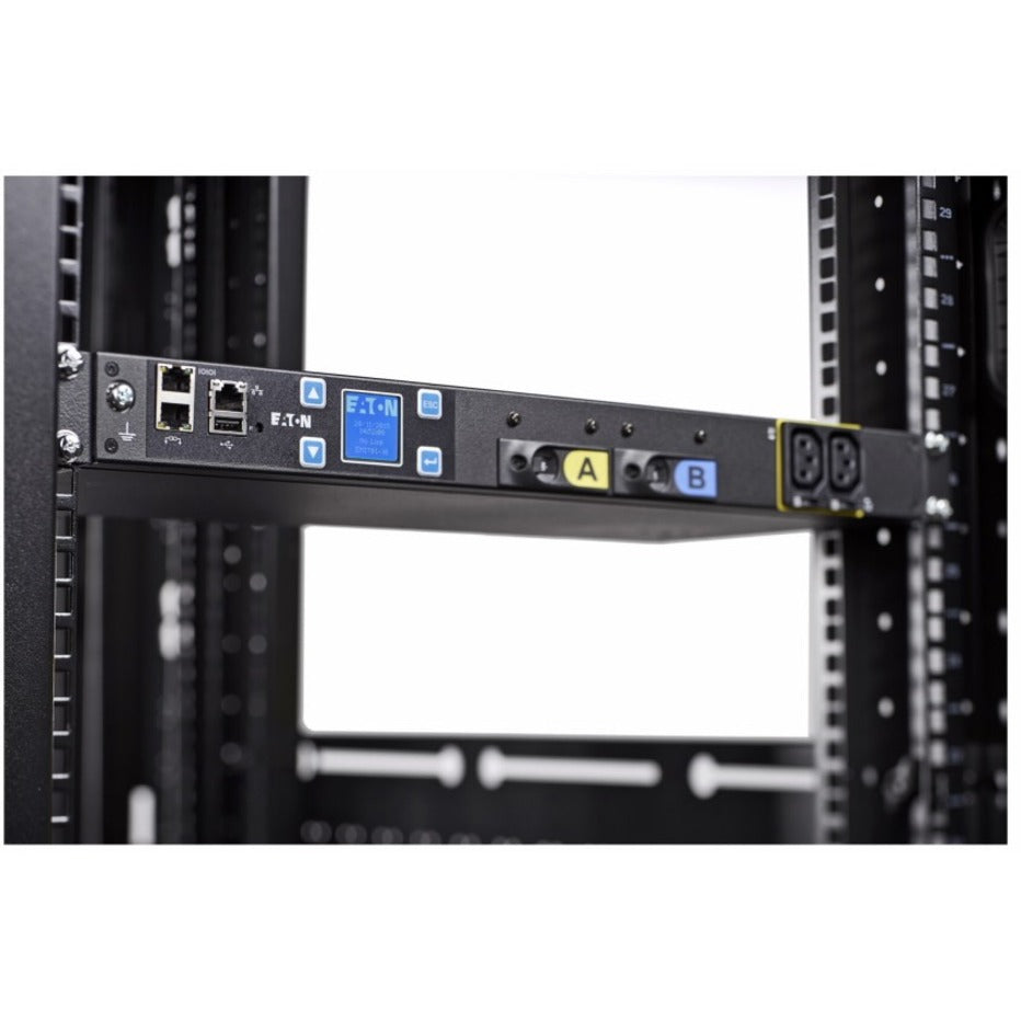 Eaton Metered Input Rack PDU 5.76 kW max 200-240V 24A 1U Single-Phase PDU