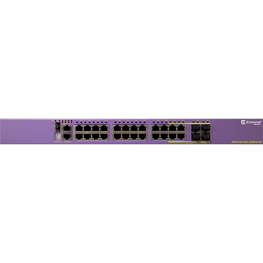 Extreme Networks X440-G2-24t-10GE4-DC Ethernet Switch